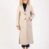 HARRIS WHARF LONDON Cappotto Long Boxy Pressed Wool Almond -Couture per Lei harris wharf london cappotto long boxy pressed wool almond1
