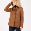 HARRIS WHARF LONDON Cappotto Peacoat Pressed Wool Caramel -Couture per Lei harris wharf london cappotto peacoat pressed wool caramel1