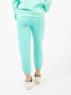 Joggers In Felpa Con Stampa Verde Menta -Couture per Lei hinnominate joggers in felpa con stampa verde menta3