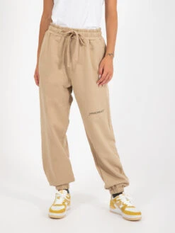 Joggers In Felpa Nocciola