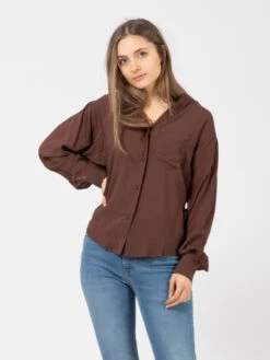 Camicia Coreana Viscosa Leggera Fondente