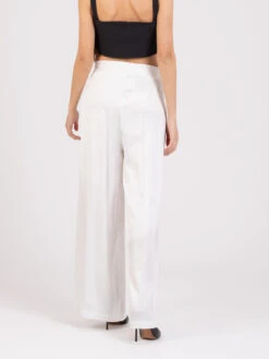 Pantapalazzo Bianchi Satinati -Couture per Lei icona pantapalazzo bianchi satinati3