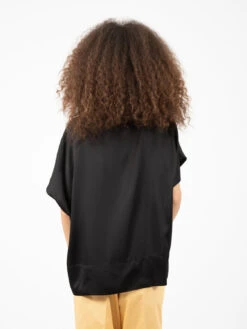 Blusa Viscosa Scollo A V Nera -Couture per Lei iconablusa viscosa scollo a v nera3