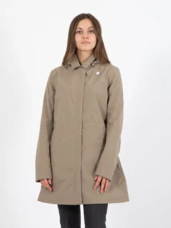 K-Way Giacca Mathy Bonded Beige / Blue Depth