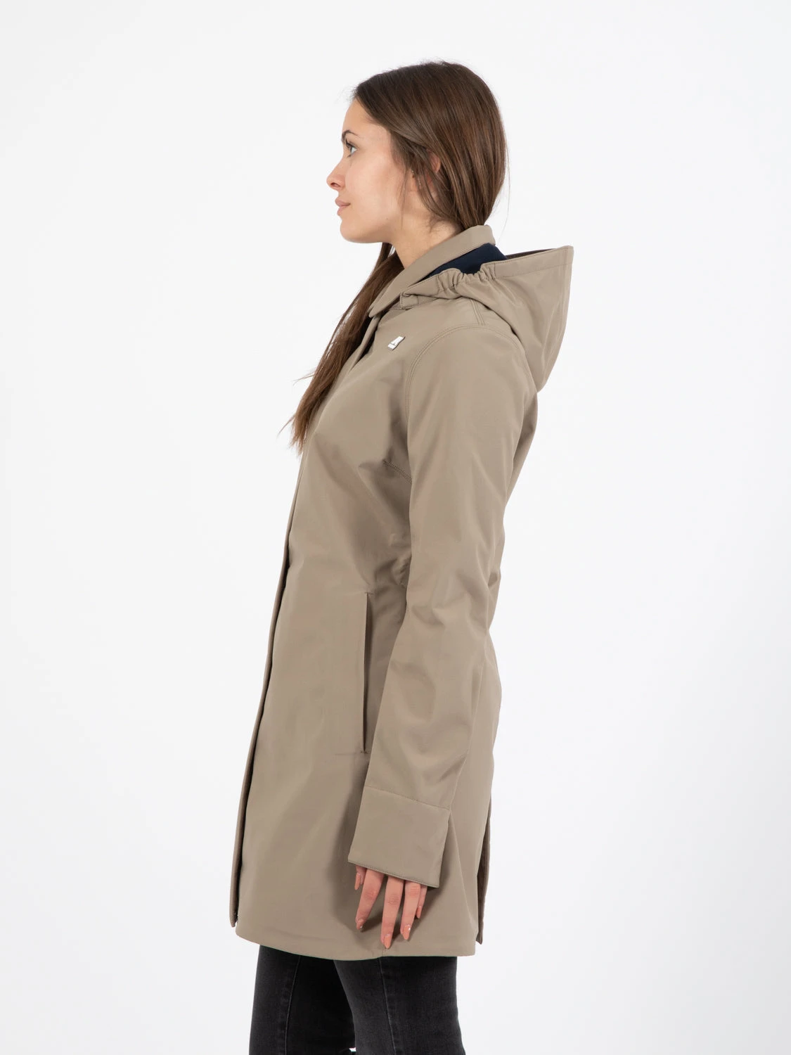 K-Way Giacca Mathy Bonded Beige / Blue Depth 4 K-Way Giacca Mathy Bonded Beige / Blue Depth - Image 2