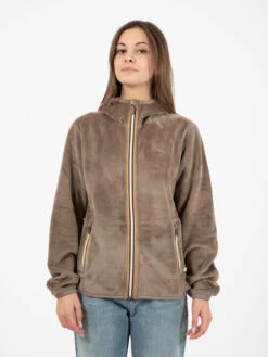 K-Way Lily Velour Polar Double Beige T-beige