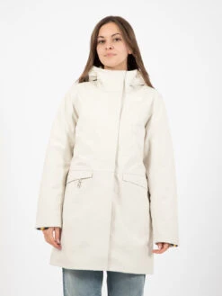 K-Way Mathiel Bonded Padded Beige Ecru