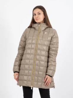 K-Way Sophie Eco Stretch Thermo Double Black / Beige -Couture per Lei k way sophie eco stretch thermo double black beige4