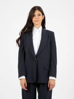Blazer Over Blu Notte