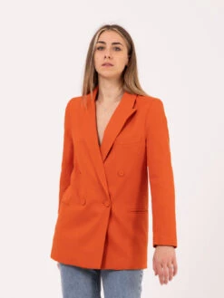 Blazer Zucca Doppiopetto Jaspé