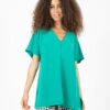 Blusa Lunga Scollo A V Giada -Couture per Lei kaos blusa lunga scollo a v giada1