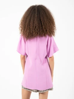 Blusa Lunga Scollo A V Glicine -Couture per Lei kaos blusa lunga scollo a v glicine3