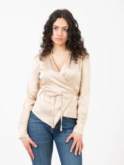 Camicia A Portafoglio Champagne