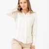 Camicia Quercia Panna -Couture per Lei kaos camicia quercia panna1