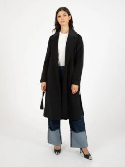 Cappotto Lungo Con Fusciacca