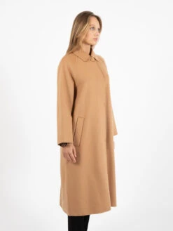 Cappotto Lungo In Lana Cammello -Couture per Lei kaos cappotto lungo in lana cammello3