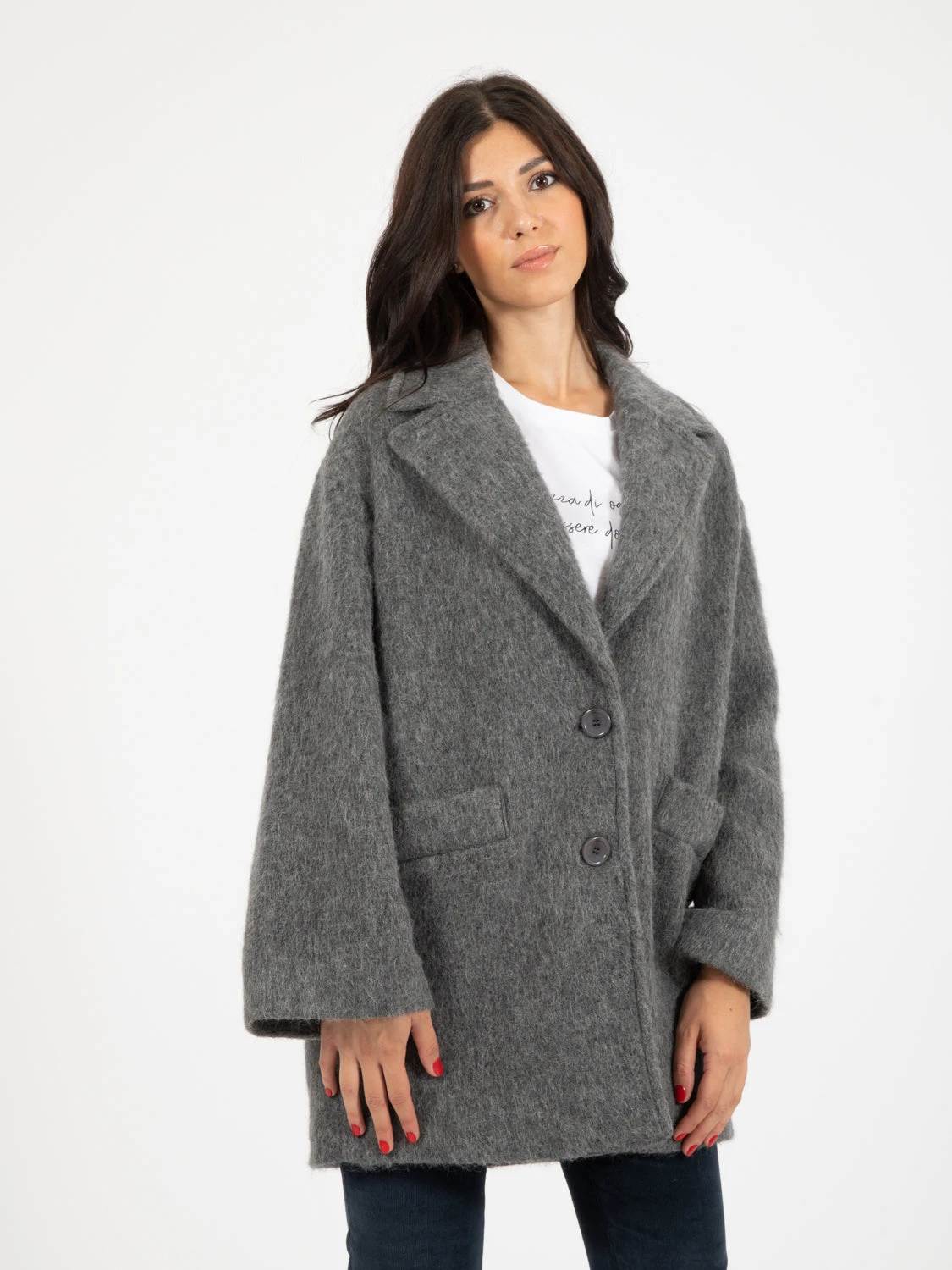 Cappotto Ovetto Mohair Grigio 3 Cappotto Ovetto Mohair Grigio