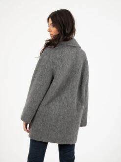 Cappotto Ovetto Mohair Grigio 7 Cappotto Ovetto Mohair Grigio -Couture per Lei kaos cappotto ovetto mohair grigio4