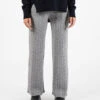Pantaloni In Maglia Grigi