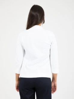 Blazer Manica 3/4 Bianco -Couture per Lei maida mila blazer manica 3 4 bianco1