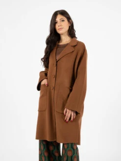 Cappotto Double Wool Marrone