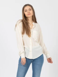 Camicia Coreana Viscosa Leggera Burro