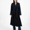 Cappotto A Vestaglia Con Fusciacca Blu -Couture per Lei merci cappotto con fusciacca blu1