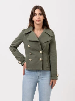 Cappotto Corto Doppiopetto Militare
