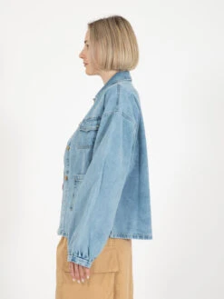 Giacca Lou Denim Chiaro -Couture per Lei merci giacca lou denim chiaro2