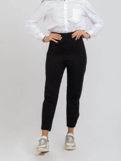 Pantaloni Joggers Elasticizzati Neri