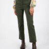 Pantaloni A Trombetta Verdi Militare -Couture per Lei myths pantaloni a trombetta verdi militare1