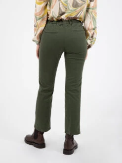 Pantaloni A Trombetta Verdi Militare 7 Pantaloni A Trombetta Verdi Militare -Couture per Lei myths pantaloni a trombetta verdi militare3
