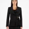 Blazer Bita Incrociato Nero 2 Blazer Bita Incrociato Nero -Couture per Lei nenette blazer bita incrociato nero1