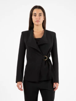 Blazer Bita Incrociato Nero