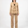 Blazer Doppiopetto In Lana Lurex Oro -Couture per Lei nenette blazer doppiopetto in lana lurex oro1