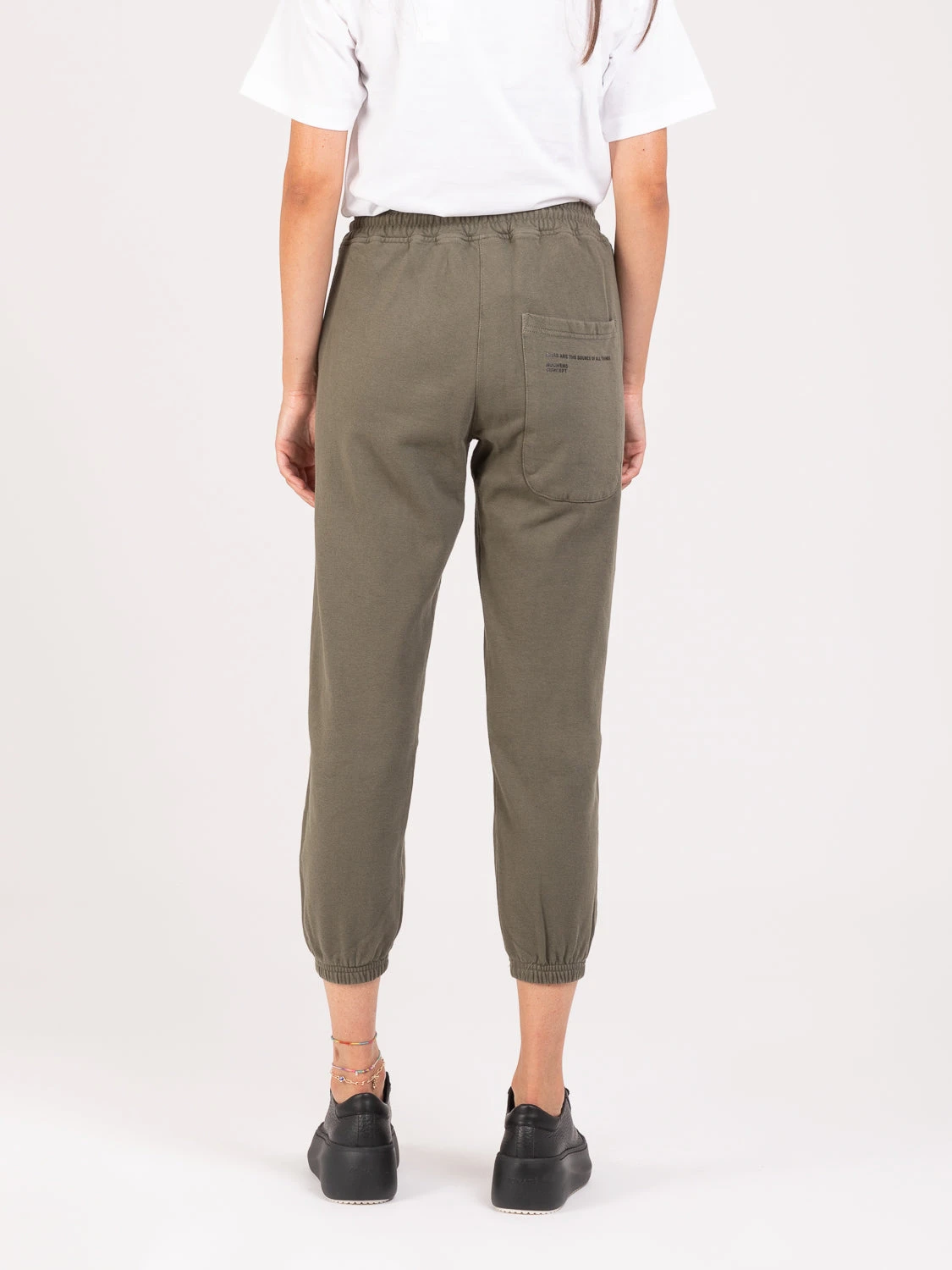 Joggers Verdi Con Coulisse Tecnica E Polsini 5 Joggers Verdi Con Coulisse Tecnica E Polsini - Image 3