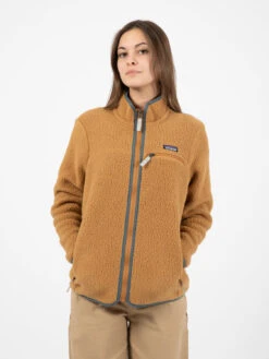 Patagonia W'S Retro Pile Fleece Jacket Nest Brown W /nouveau Green