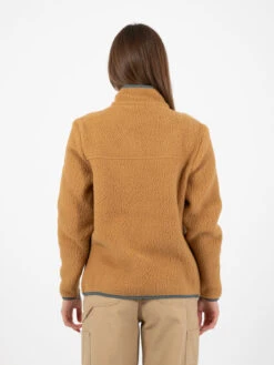Patagonia W'S Retro Pile Fleece Jacket Nest Brown W /nouveau Green -Couture per Lei patagonia ws retro pile fleece jacket nest brown w nouveau green3