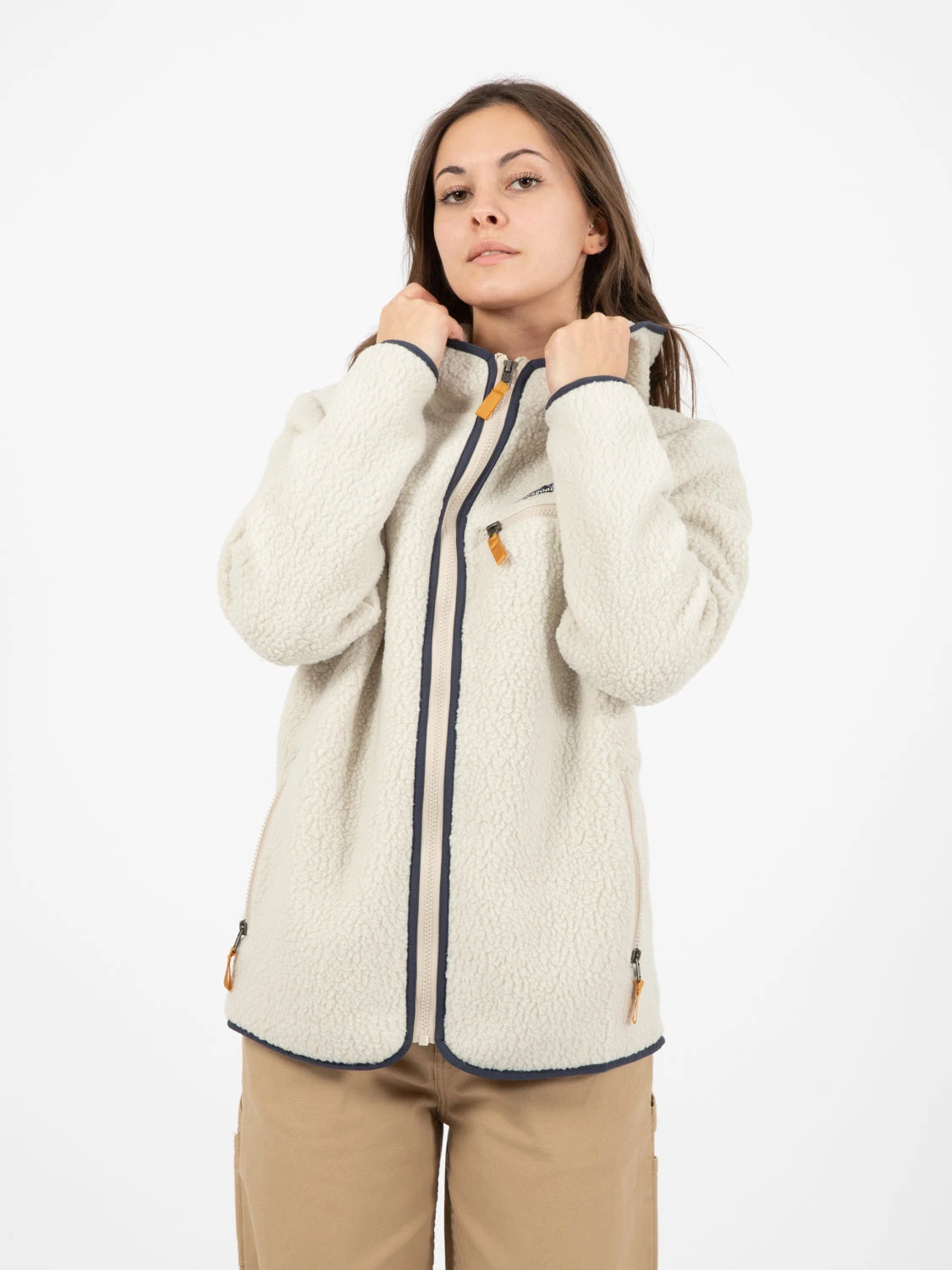 Patagonia W'S Retro Pile Hoody Pelican 3 Patagonia W'S Retro Pile Hoody Pelican