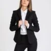 Patrizia Pepe Blazer Classico Sfiancato Nero
