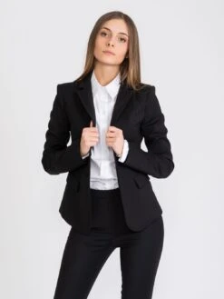 Patrizia Pepe Blazer Classico Sfiancato Nero