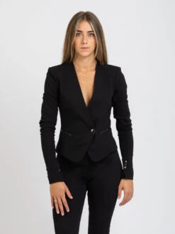 Patrizia Pepe Blazer Corto Slim Nero