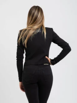 Patrizia Pepe Blazer Corto Slim Nero 7 Patrizia Pepe Blazer Corto Slim Nero -Couture per Lei patrizia pepe blazer corto slim nero3