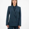 Patrizia Pepe Blazer Doppiopetto Petrol Blue -Couture per Lei patrizia pepe blazer doppiopetto petrol blue1