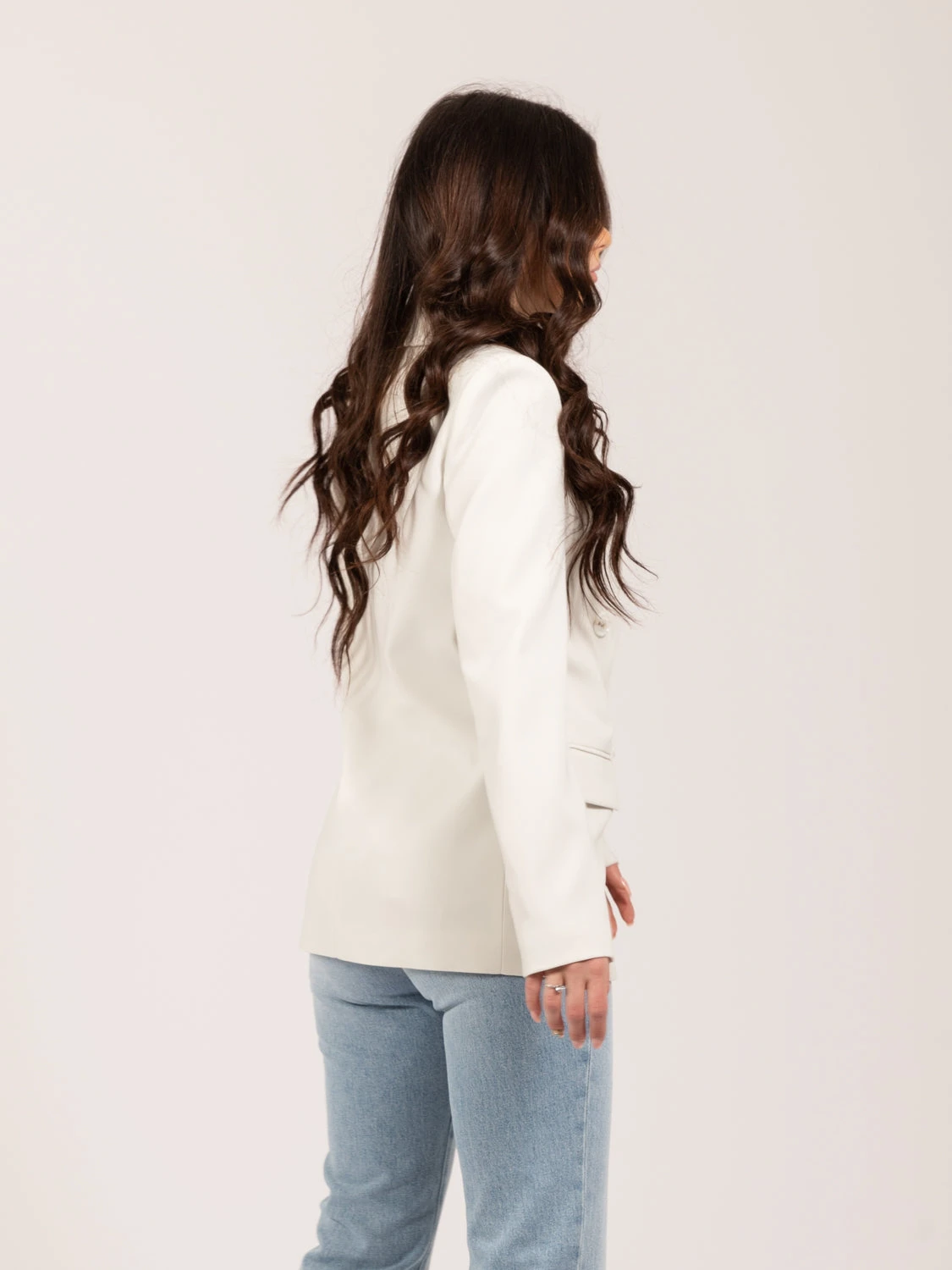 Patrizia Pepe Blazer Essential Doppiopetto Ash Grey 4 Patrizia Pepe Blazer Essential Doppiopetto Ash Grey - Image 2