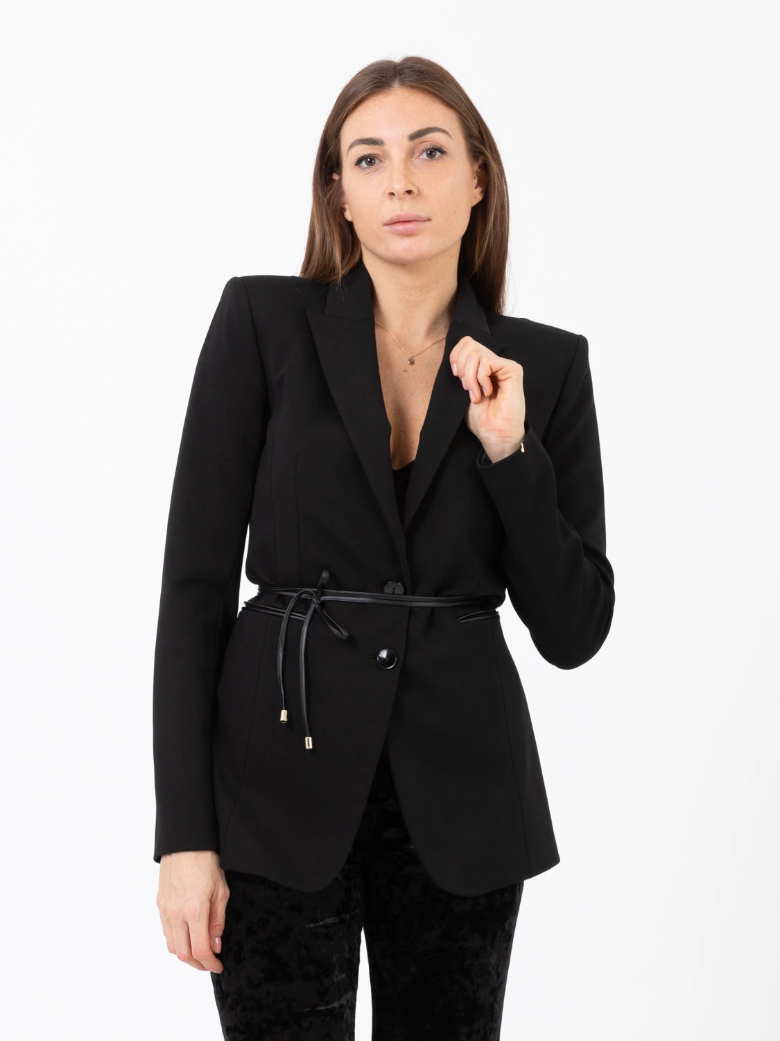 Patrizia Pepe Blazer Maschile Monopetto Nero 3 Patrizia Pepe Blazer Maschile Monopetto Nero