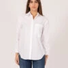 Patrizia Pepe Camicia Bianco Ottico Con Polsini Elastici -Couture per Lei patrizia pepe camicia bianco ottico con polsini elastici1