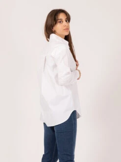 Patrizia Pepe Camicia Bianco Ottico Con Polsini Elastici -Couture per Lei patrizia pepe camicia bianco ottico con polsini elastici3