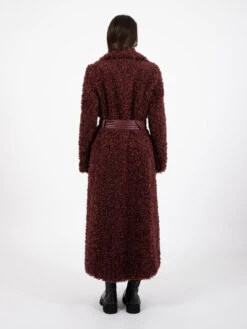 Patrizia Pepe Cappotto In Ecopelliccia Con Cintura Organic Purple -Couture per Lei patrizia pepe cappotto in ecopelliccia con cintura organic purple3