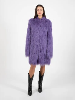 Patrizia Pepe Ecopelliccia Mineral Violet